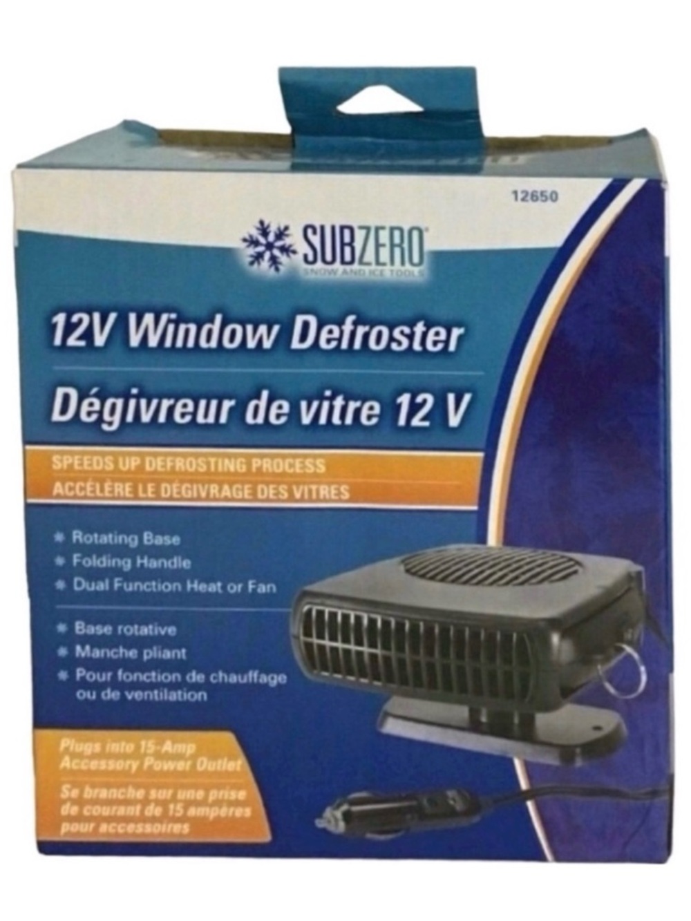 SubZero 12V Window Defroster (NWT)